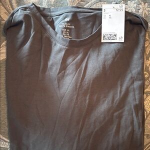 H&M Charcoal Casual Tee